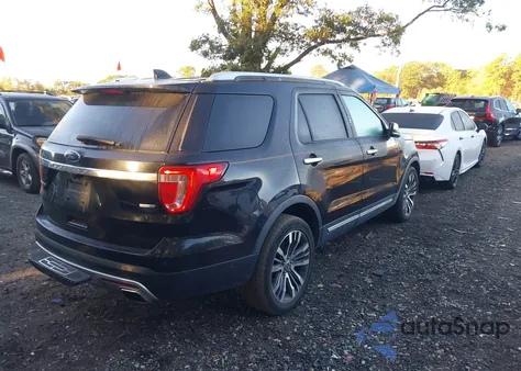 2016 Ford Explorer Platinum из США, поврежденный, VIN 1FM5K8HT0GGC80108